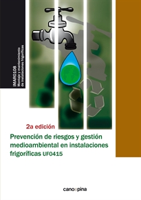 Books Frontpage UF0415 Prevención de riesgos y gestión medioambiental en instalaciones frigoríficas 2ª edición