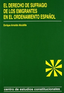 Books Frontpage El derecho de sufragio de los emigrantes en el ordenamiento español.
