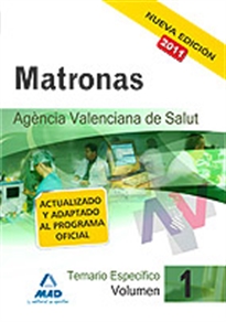 Books Frontpage Matronas de la agencia valenciana de salud. Temario específico vol.I