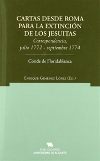 Books Frontpage Cartas desde Roma para la extinción de los jesuítas