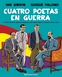 Books Frontpage Cuatro poetas en guerra (novela gráfica)
